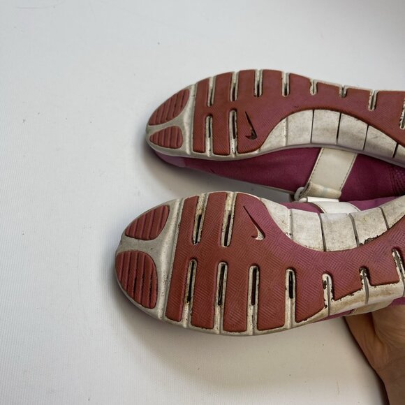 Y2K Nike Mary Jane Shoes Slip On Women's Size 7 US White / Pink Ballerina Casual - Picture 5 of 16